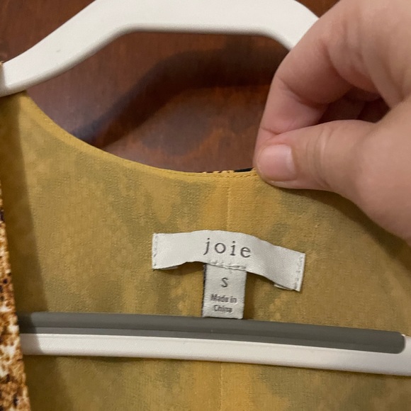 JOIE Bethwyn Snakeskin-Print Wrap short sleeve Dress - Picture 5 of 6